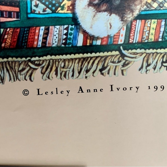 1992 Poster Print “Cats Know Best” By Lesley Anne Ivory - Picture 7 of 9